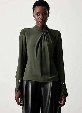 Urbanshop com ua patrizia pepeблузка жіноча з віскозою зелена однотонна 8c0063 a8i1 розміри запитуйте