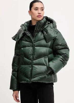 Urbanshop com ua bognerпуховая куртка женская xally зеленая 36356549 размеры запитуйте