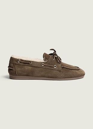 Urbanshop com ua posaлофери жіночі замшеві boat loafer коричневі pw29.201 розміри запитуйте