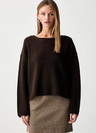 Urbanshop com ua marc o'poloсвитер женский с шерстью коричневый 5000012064 размеры запитуйте