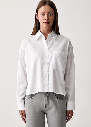 Urbanshop com ua armani exchangeсорочка женская хлопковая белая монограмма xw002700 af25758 размеры запитуйте