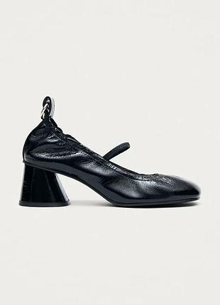 Urbanshop com ua alohasтуфли-лодочки на каблуке кожаные rhiane черные s101442-02 размеры запитуйте