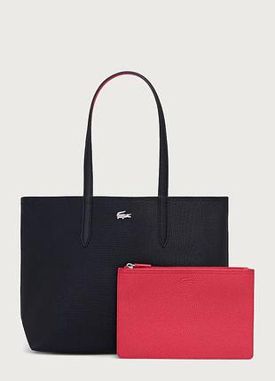 Urbanshop com ua lacosteдвосторонняя сумочка женская темно-синяя nf2142aa размеры запитуйте
