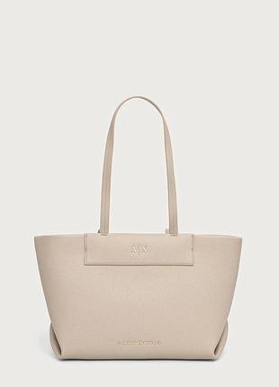 Urbanshop com ua armani exchangeсумка-тоут жіноча зі штучної шкіри бежева xw001538 af26447 розміри запитуйте
