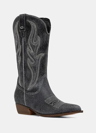 Urbanshop com ua guess ковбойские сапоги женские кожаные largen черные fltlge lea11 размеры запитуйте