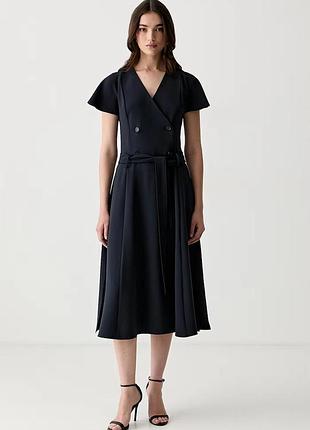 Urbanshop com ua bossсукня на запах datrena2 темно-синя однотонна 50563833 розміри запитуйте