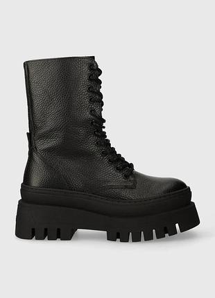 Urbanshop com ua steve maddenшкіряні черевики steve madden coast жіночі колір чорний на платформі sm11002681 розміри запитуйте