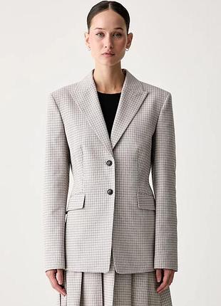 Urbanshop com ua hugoоднобортный пиджак женский с хлопком asmalla серый 50566142 размеры запитуйте