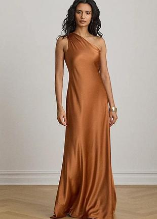 Urbanshop com ua lauren ralph laurenасимметричное платье оранжевое однотонное 253p14047 размеры запитуйте