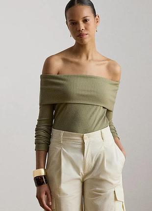 Urbanshop com ua lauren ralph laurenлонгслів жіночий з віскозою зелений 200p13911 розміри запитуйте