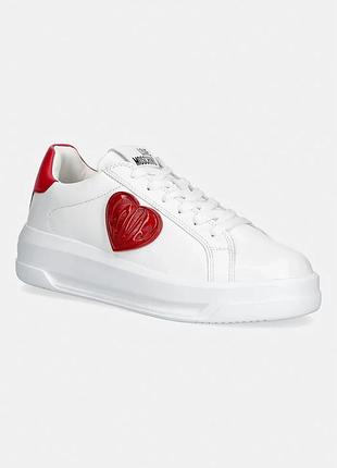 Urbanshop com ua love moschinoкроссовки женские кожаные белые ja15235g1piaq10a размеры запитуйте