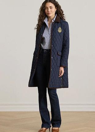 Urbanshop com ua lauren ralph lauren стеганая куртка женская темно-синяя 297p18059 размеры запитуйте