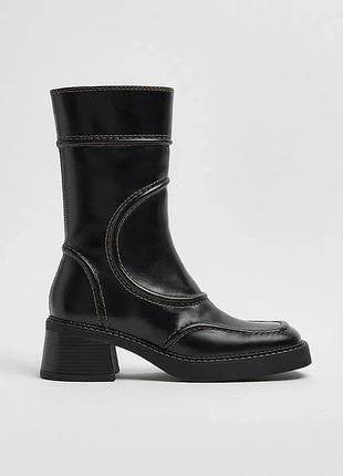 Urbanshop com ua miistaботильйони на каблуку жіночі шкіряні malene чорні e8_3754 розміри запитуйте