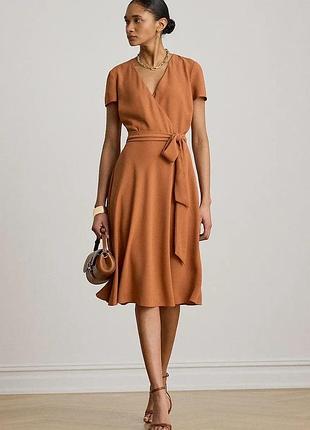 Urbanshop com ua lauren ralph laurenсукня на запах помаранчева однотонна 200p13812 розміри запитуйте