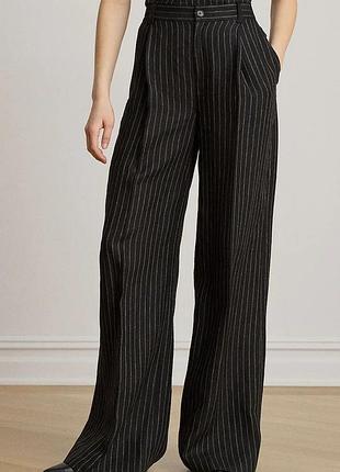 Urbanshop com ua lauren ralph laurenштани wide leg жіночі лляні чорні high waist 200b24611 розміри запитуйте