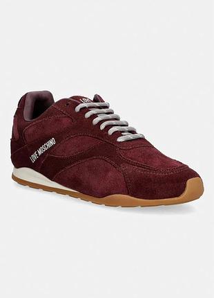 Urbanshop com ua love moschinoкроссовки женские замшевые бордо ja15352g1pigb55a размеры запиту