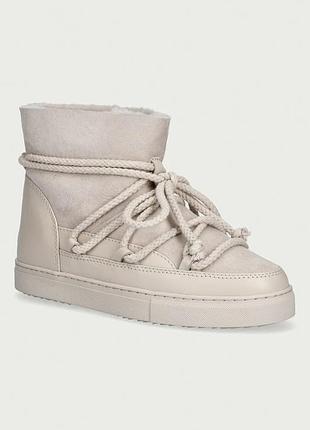 Urbanshop com ua inuikiiclassic снежные сапоги женские кожаные бежевые 1001.003.0122 размеры запитуйте