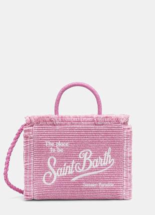 Urbanshop com ua mc2 saint barthпляжна сумка жіноча рожева col0017 розміри запитуйте