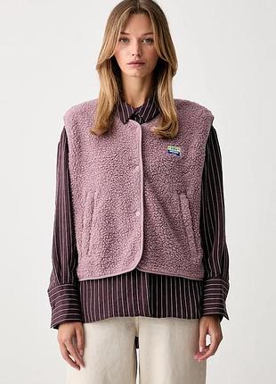 Urbanshop com ua american vintageбезрукавка жіноча флісова рожева hok16b розміри запитуйте