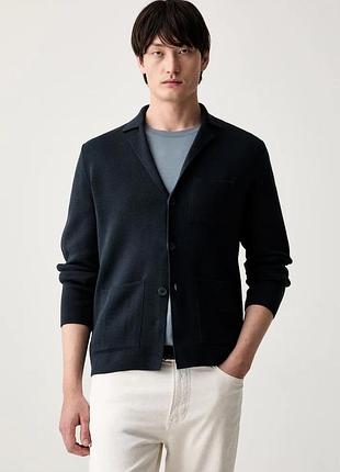 Urbanshop com ua marc o'poloкардиган чоловічий бавовняний темно-синій 5000012919 розміри запитуйте