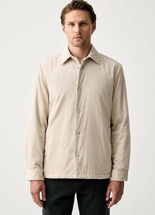 Urbanshop com ua marc o'poloкуртка-рубашка мужская хлопковая бежевая 500011895 размеры запитуйте