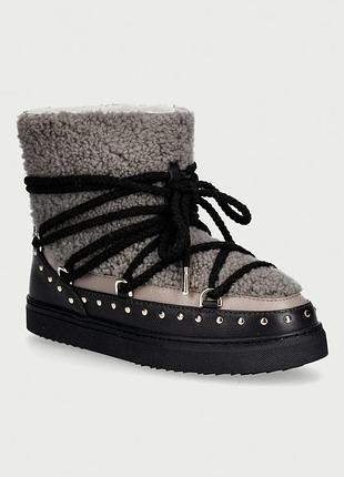 Urbanshop com ua inuikiicurly rock снежные сапоги женские кожаные коричневые 1001.003.0072 размеры запитуйте