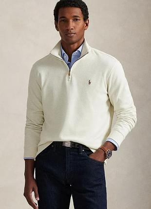 Urbanshop com ua polo ralph laurenбавовняний светр polo ralph lauren 40/1 dbl knit jacq колір бежевий гольф 710p07411004 розміри