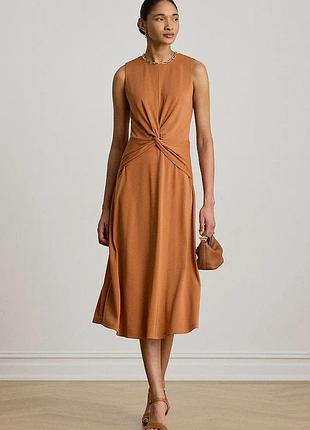 Urbanshop com ua lauren ralph laurenразклешенное платье оранжевое однотонное 200p14029 размеры запитуйте