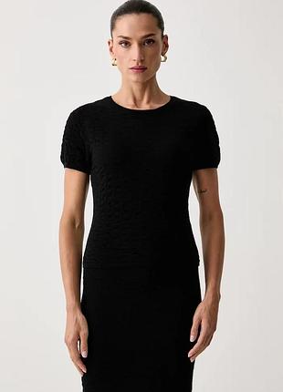 Urbanshop com ua yuzefiблузка жіноча із мериносової вовни parissa чорна однотонна yuzpf26-rw-kn08-01 розміри запитуйте