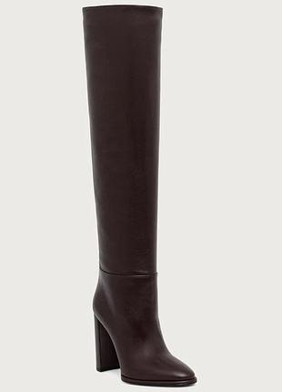 Urbanshop com ua le sillaчоботи жіночі шкіряні stivale elsa коричневі 7060c100rbppglo160 розміри запитуйте