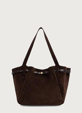 Urbanshop com ua tory burchсумка-тоут женская замшевая romy коричневая 186348 размеры запитуйте