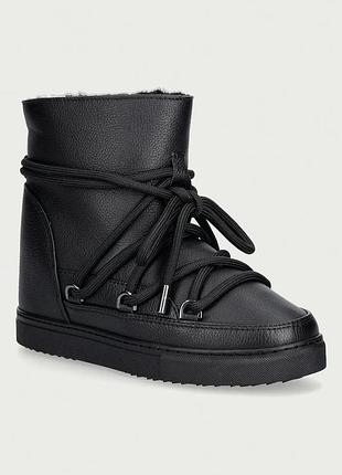 Urbanshop com ua inuikiifull leather wedge снежные сапоги женские кожаные черные 1001.004.0092 размеры запитуйте