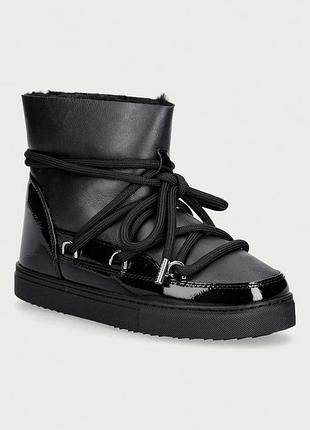 Urbanshop com ua inuikiigloss снежные сапоги женские кожаные черные 1001.003.0132 размеры запитуйте