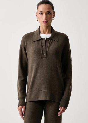 Urbanshop com ua yuzefiсвитер женский из мериносовой шерсти delara коричневый yuzpf26-rw-kn04-70 размеры запитуйте