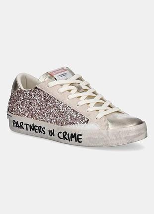 Urbanshop com ua crime london кожаные кроссовки crime london distressed женские цвет бежевый 20008pp7 размеры запитуйте