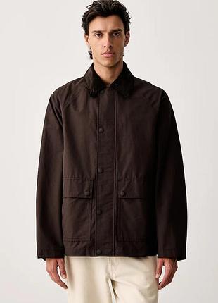 Urbanshop com ua marc o'poloкороткая куртка мужская с хлопком коричневая 500011697 размеры запитуйте