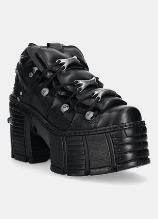 Urbanshop com ua new rock кожаные ботинки new rock crust negro цвет черный каблук блок m-tm106-c2 размеры запитуйте