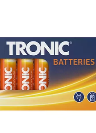 Щелочные батарейки tronic lr3 aaa 1.5v 12 шт