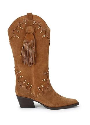 Urbanshop com ua kurt geiger londonковбойские сапоги женские замшевые oxford western tassel коричневые 5858339209 размеры запитуйте