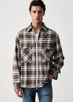 Urbanshop com ua armani exchangeсорочка чоловіча бавовняна коричнева клітинка xm003255 af27138 розміри запитуйте
