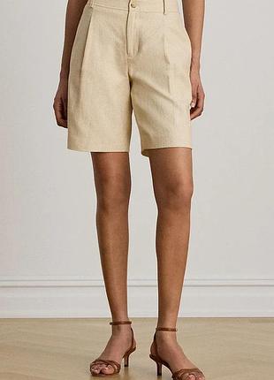 Urbanshop com ua lauren ralph laurenшорти жіночі лляні бежеві high waist 200b24682 розміри запитуйте
