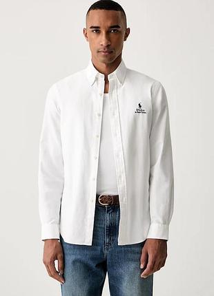 Urbanshop com ua polo ralph laurenсорочка мужская хлопковая белая однотонная 710b30247 размеры запитуйте