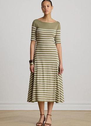 Urbanshop com ua lauren ralph laurenрозкльошена сукня бавовняна зелена 200p13928 розміри запитуйте