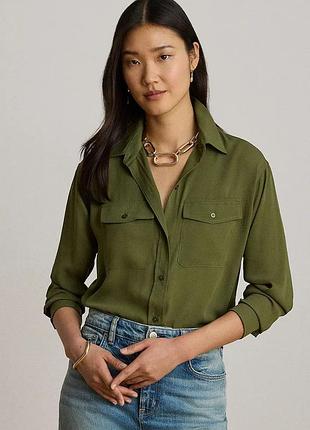 Urbanshop com ua lauren ralph laurenсорочка жіноча зелена 200p10130 розміри запитуйте
