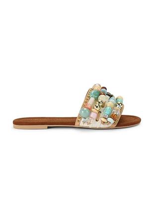 Urbanshop com ua kurt geiger londonшлепанцы женские southbank beaded flat коричневые 4725445619 размеры запитуйте