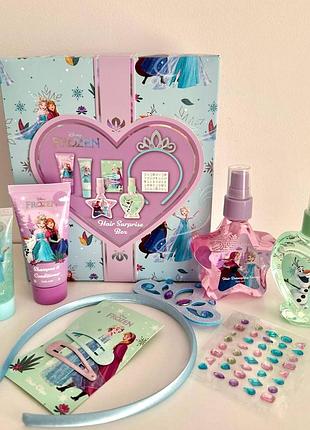 Дитячий подарунковий набір disney frozen «hair surprise box» для догляду за волоссям