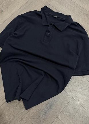 Чоловіче поло massimo dutti чорного кольору, розмір l