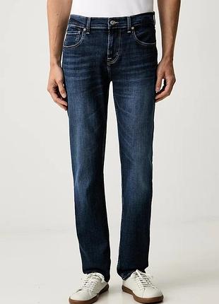 Urbanshop com ua 7 for all mankindджинси slim fit чоловічі темно-сині 7tc40c42 розміри запитуйте
