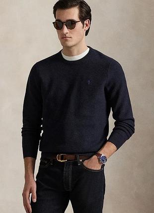 Urbanshop com ua polo ralph laurenбавовняний светр polo ralph lauren колір синій легкий розміри запитуйте
