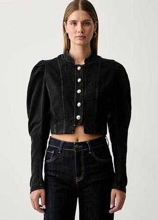 Urbanshop com ua twinsetкоротка куртка жіноча джинсова чорна 262tp2520 розміри запитуйте